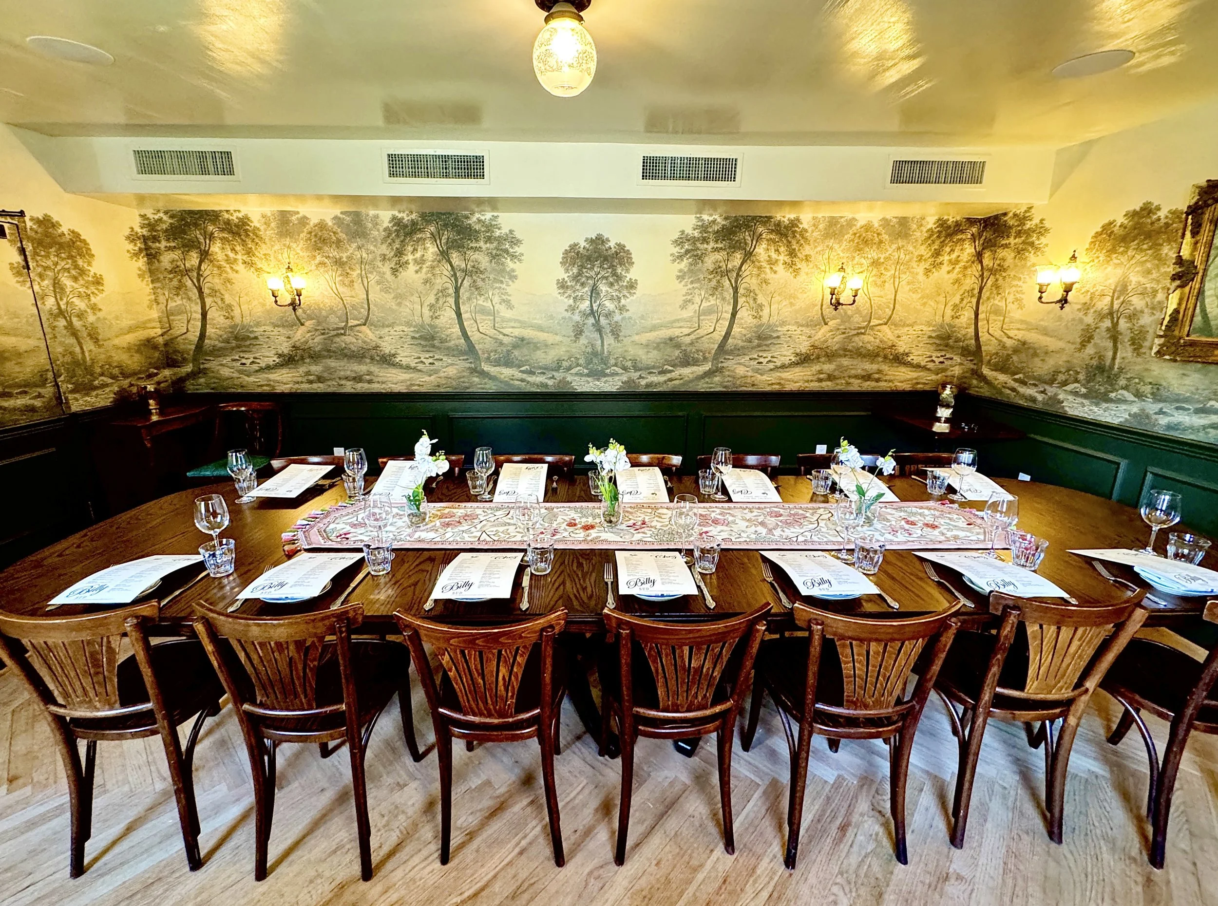 Private Dining at Chez Billy Sud