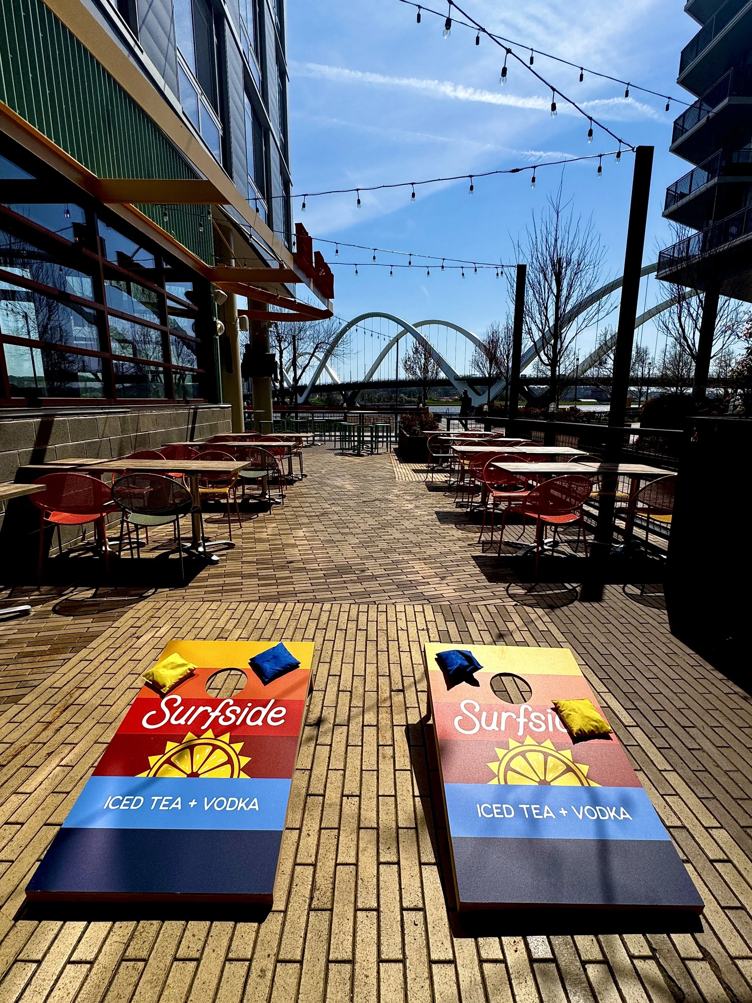 Patio at El Rey Navy Yard