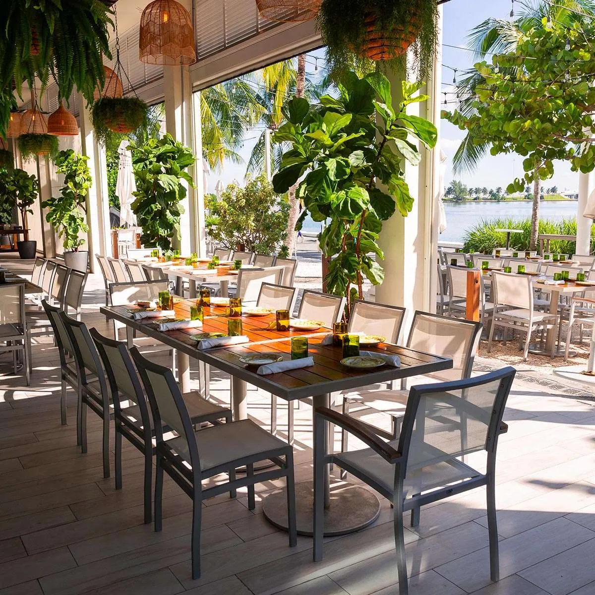Main Floor Patio at Amara at Paraiso