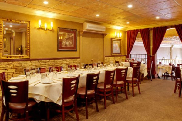 Upstairs private dining room at Ristorante Rocca