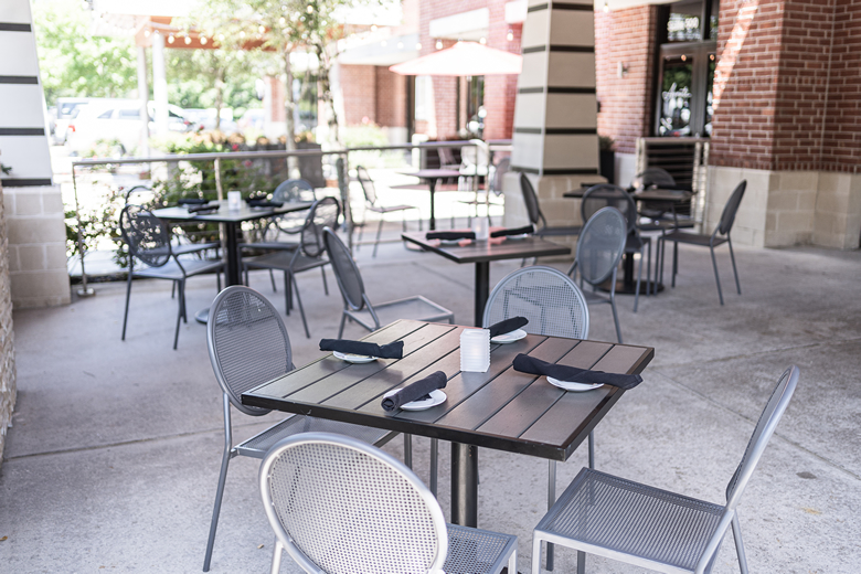 Covered Private Patio at Terra Vino Italian Kitchen & Wine Bar