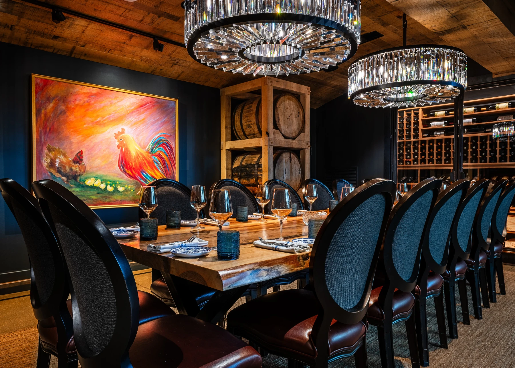 The Barrel Room at The Black Sheep Restaurant