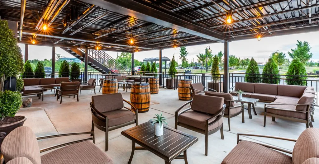 The Mason Room Patio at The Black Sheep Restaurant
