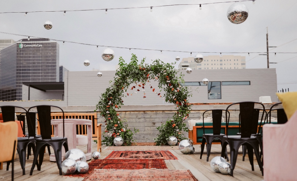 Upstairs Taproom & Rooftop Patio at Welltown Brewing