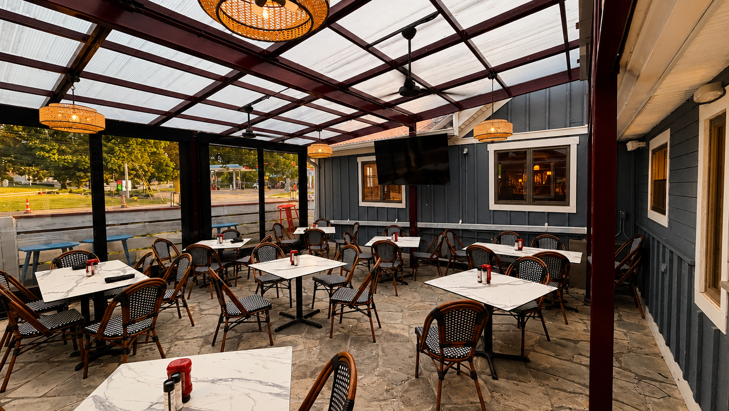 The cascade Patio at Cascade Roadhouse
