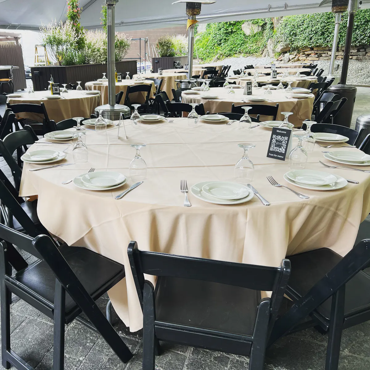 Covered Outdoor Patio at 25 North