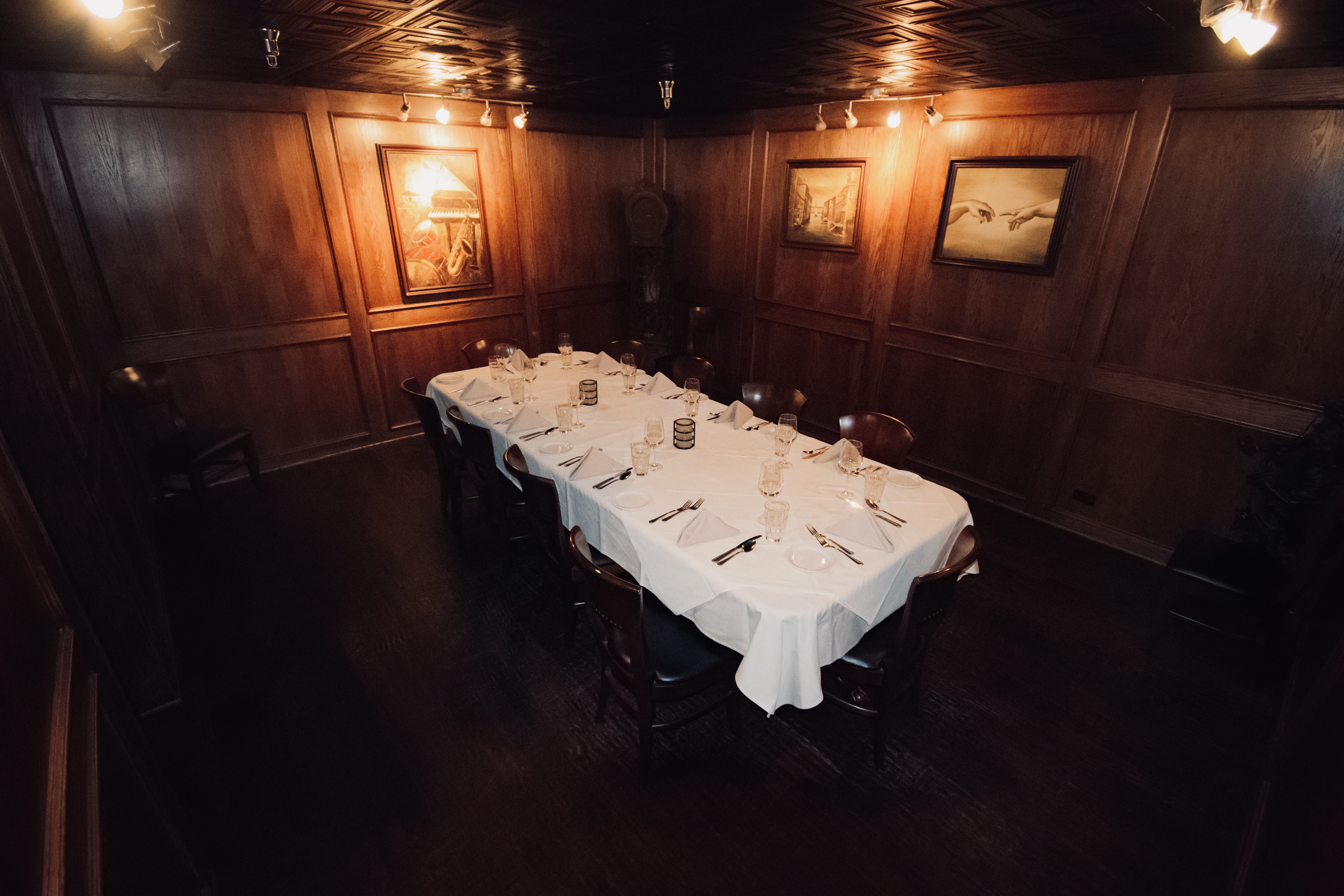 The Vault Room at Dino’s Steak and Claw House