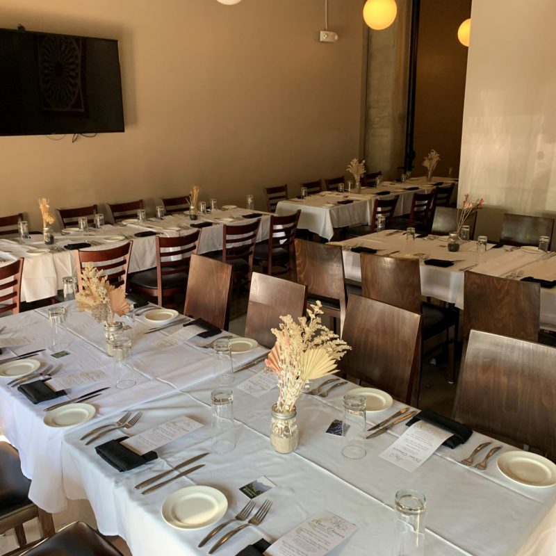 Private dining room at HoQ Restaurant