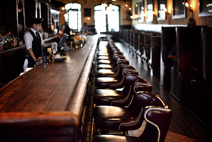 Downstairs semi-private lounge A at The Esquire Tavern