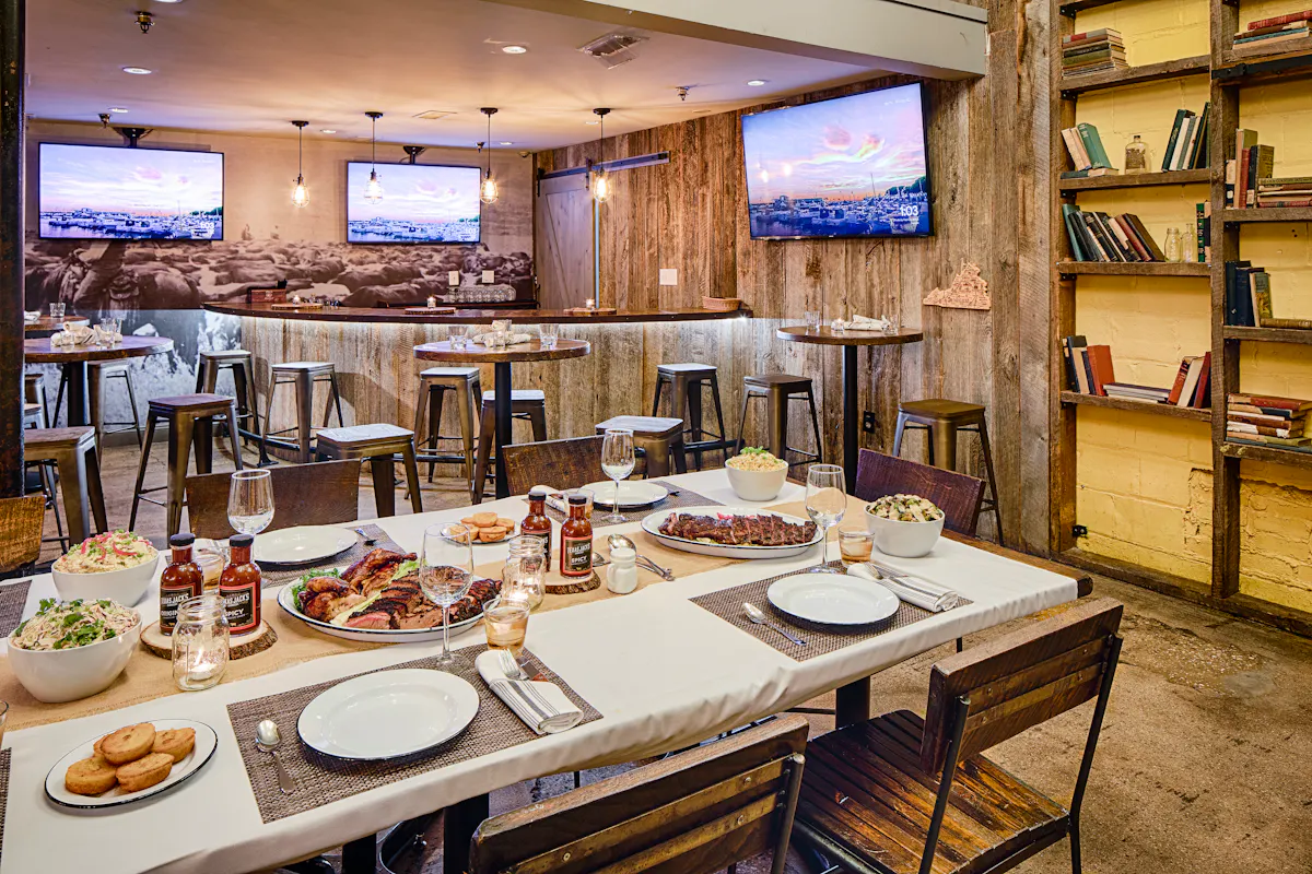 Private Dining Room at Texas Jack’s Barbecue