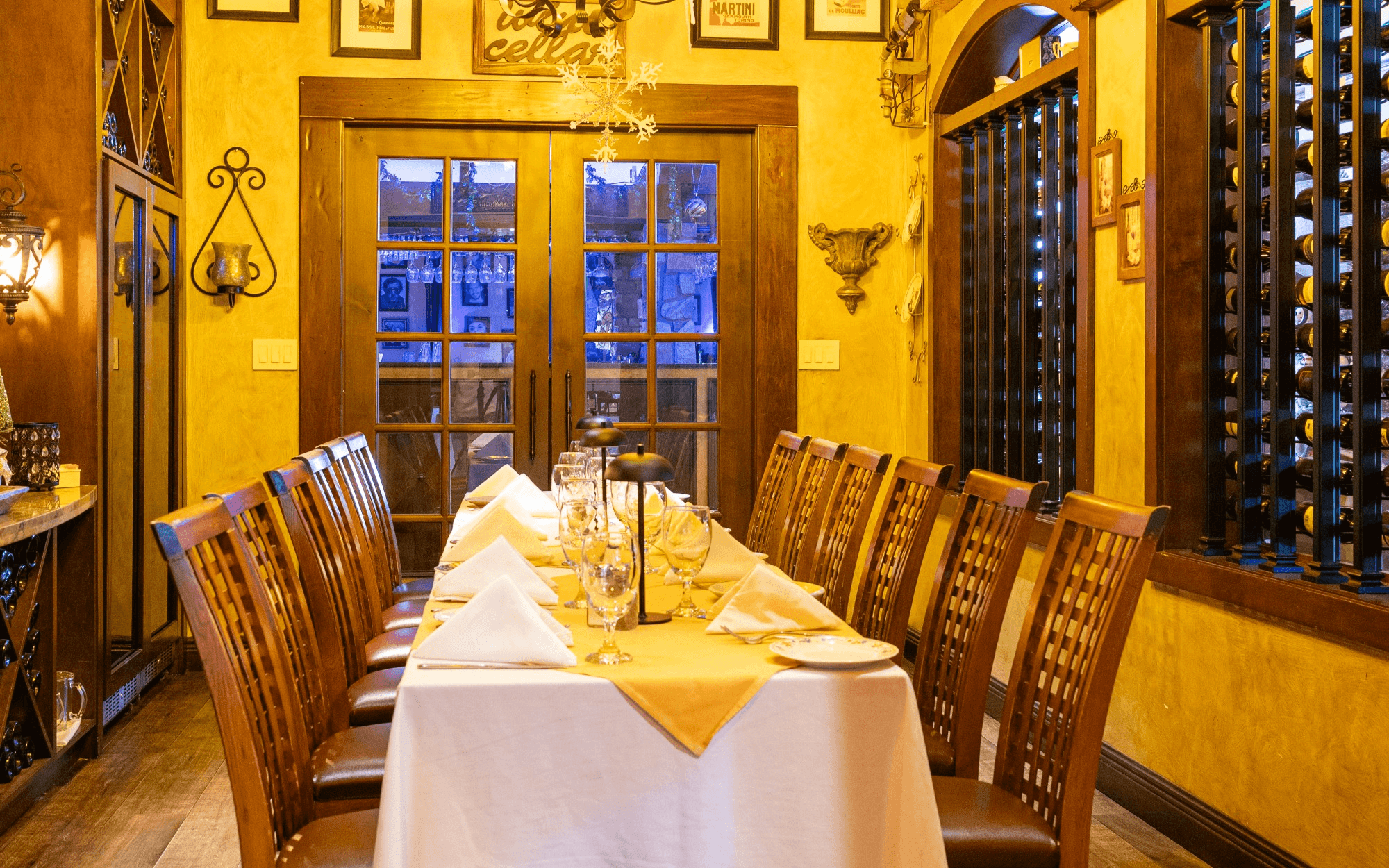 Wine Cellar at Cafe Vico