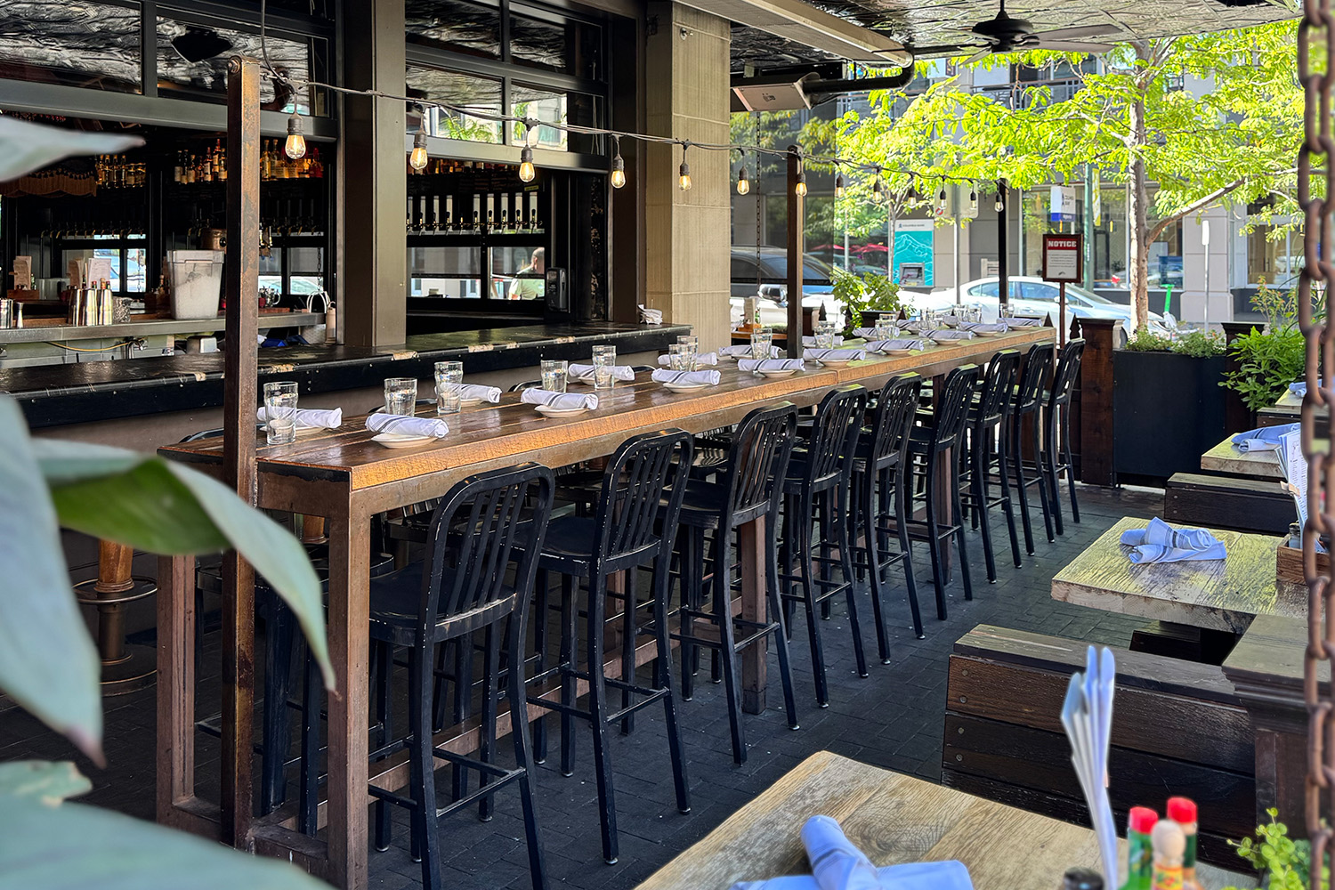 Last Supper Table (81-89 Buddy Bar) at Diablo & Sons Saloon