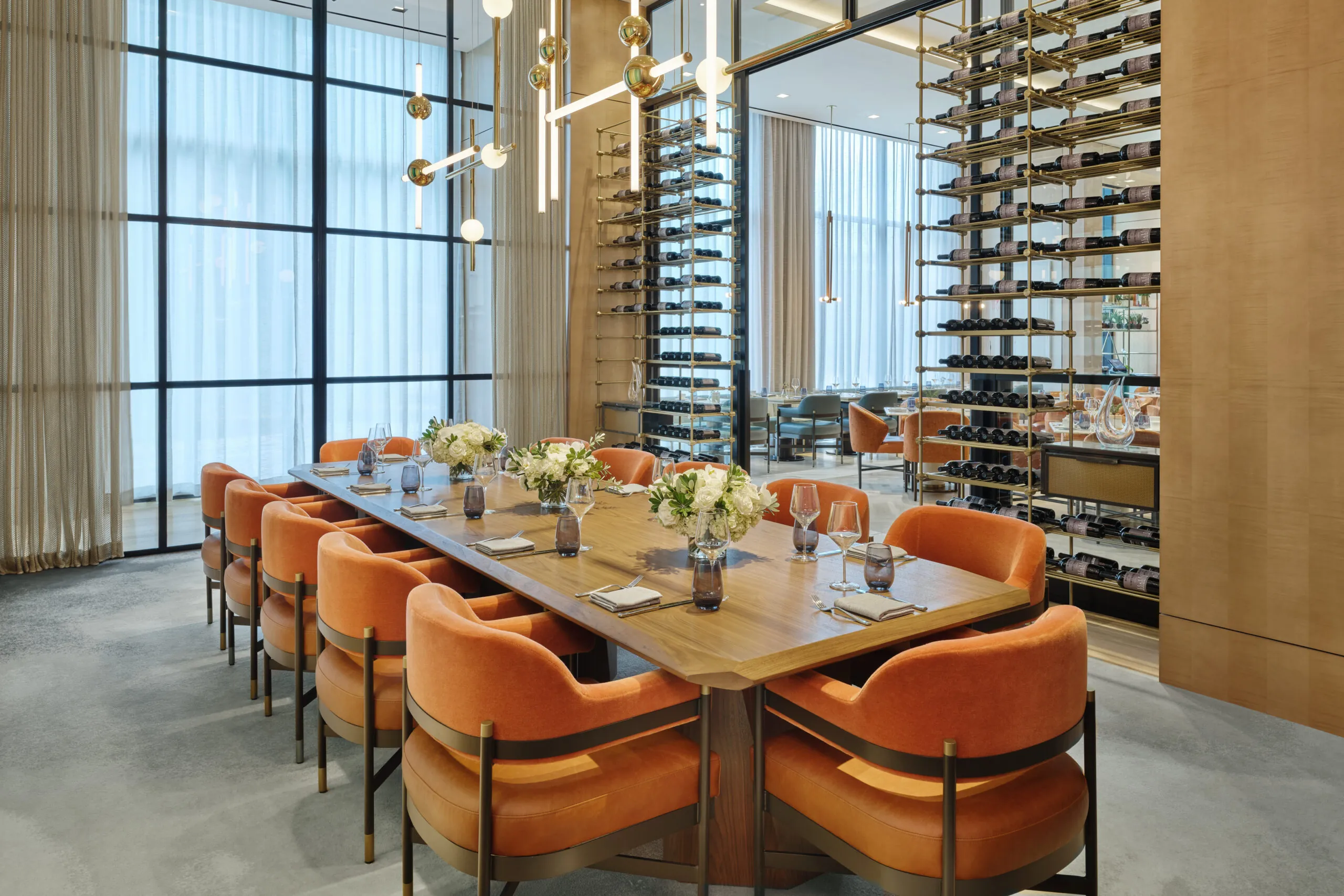 Wine Room at The Blue Room at Emilia's