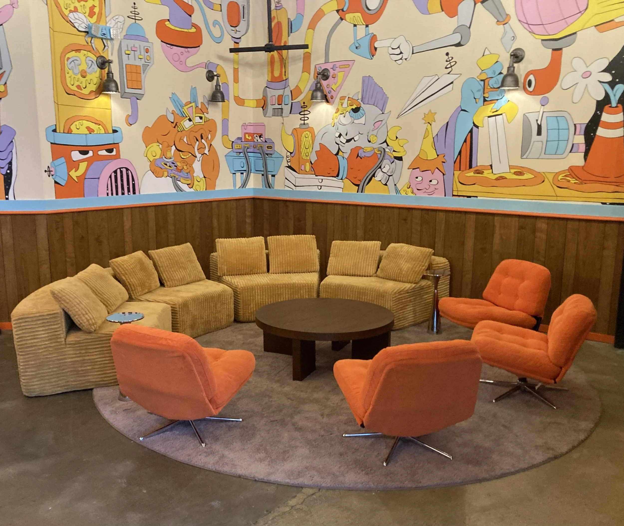 Plushy Lounge at Cerveau