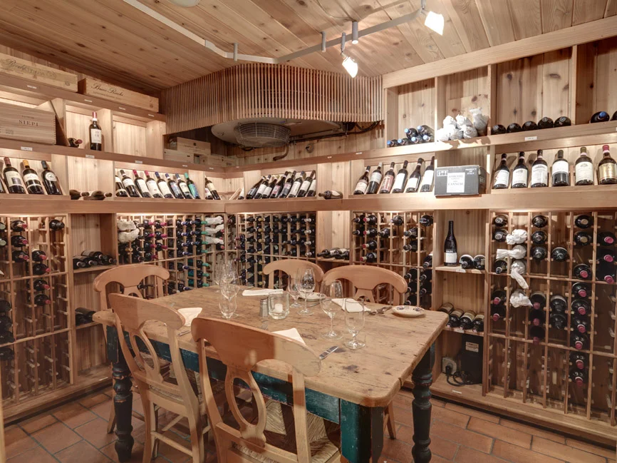 Wine Room at La Campania
