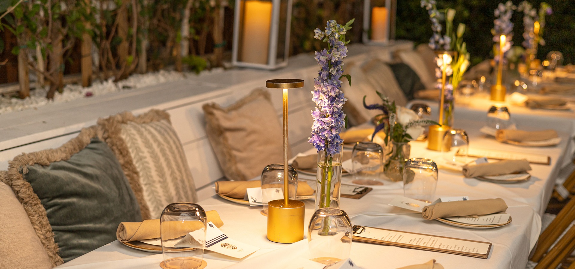 Covered Outdoor Patio at Abbalé Modern Mediterranean Kitchen