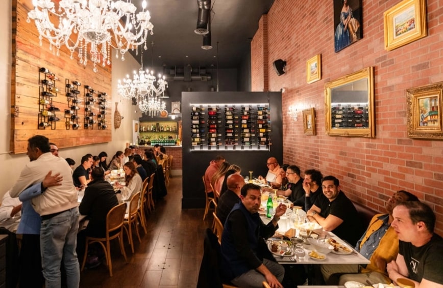 Indoor Dining Room at Anatolian Kitchen