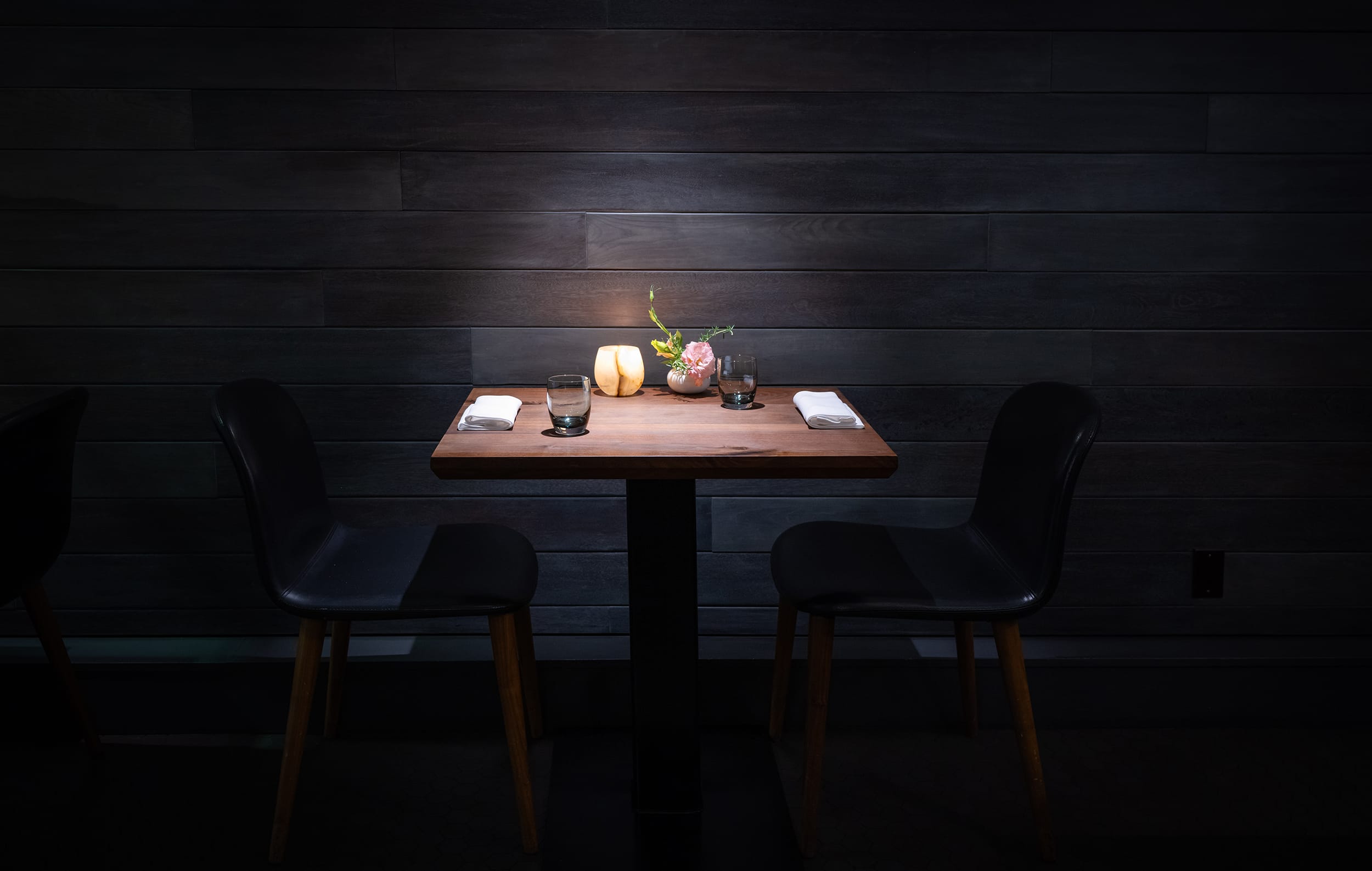 Semi-private bar-side experience at Commis