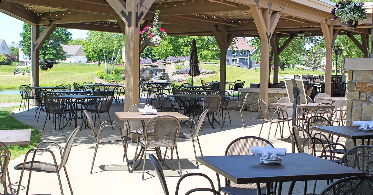 Private Patio at FireRock Grille