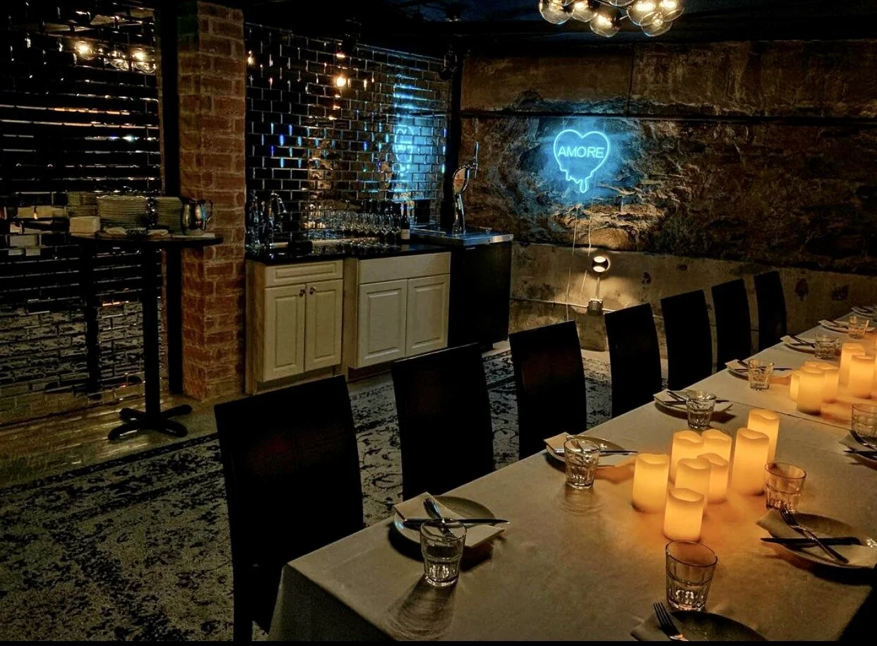 speakeasy style private room at TVB by: Pax Romana