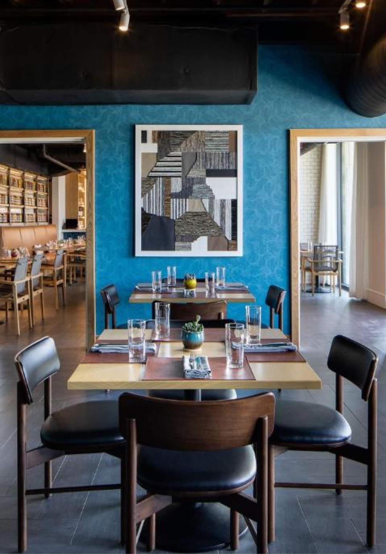 Milo’s private dining room at Milo
