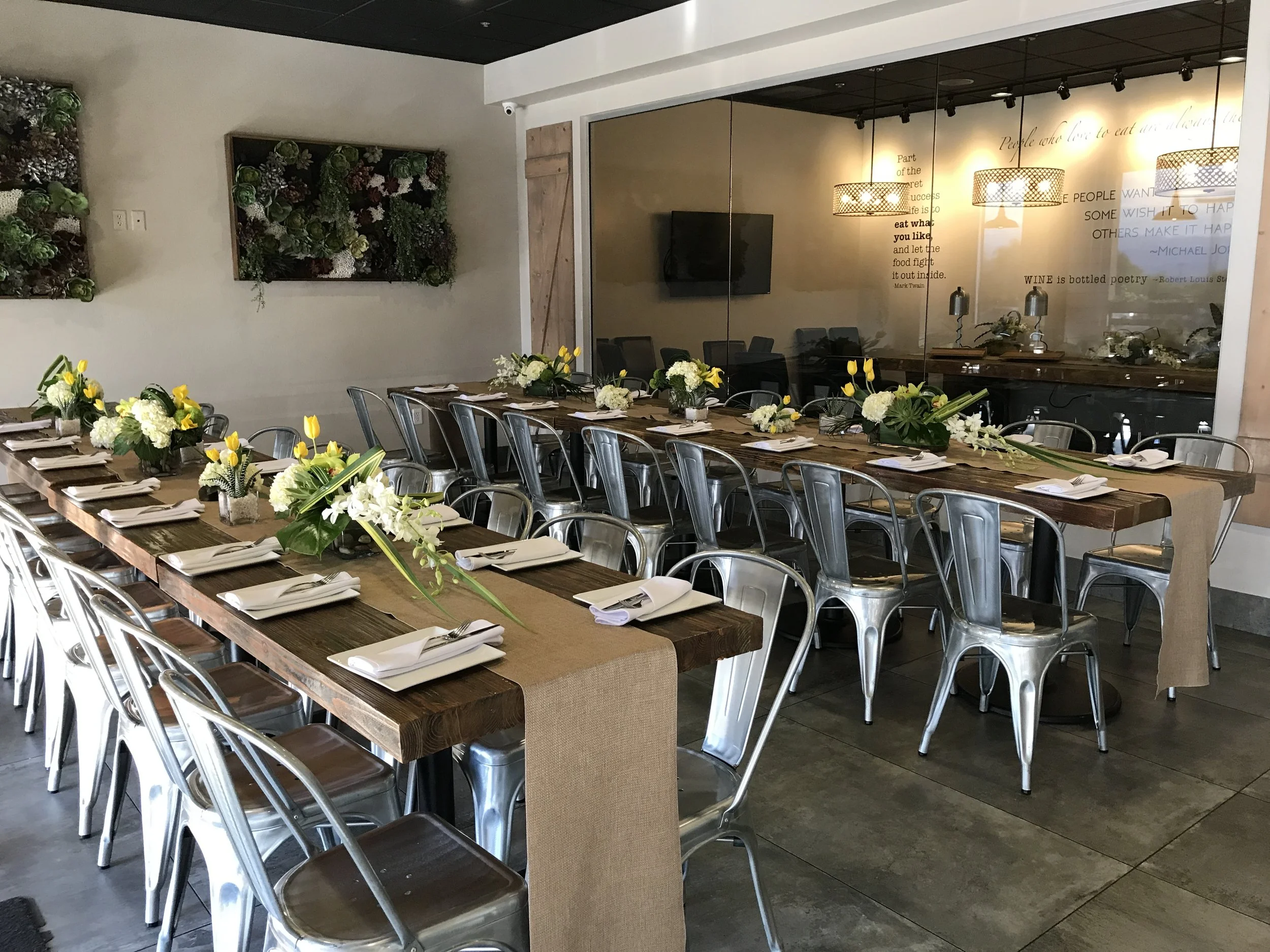 Private Dining room at Craft Kitchen