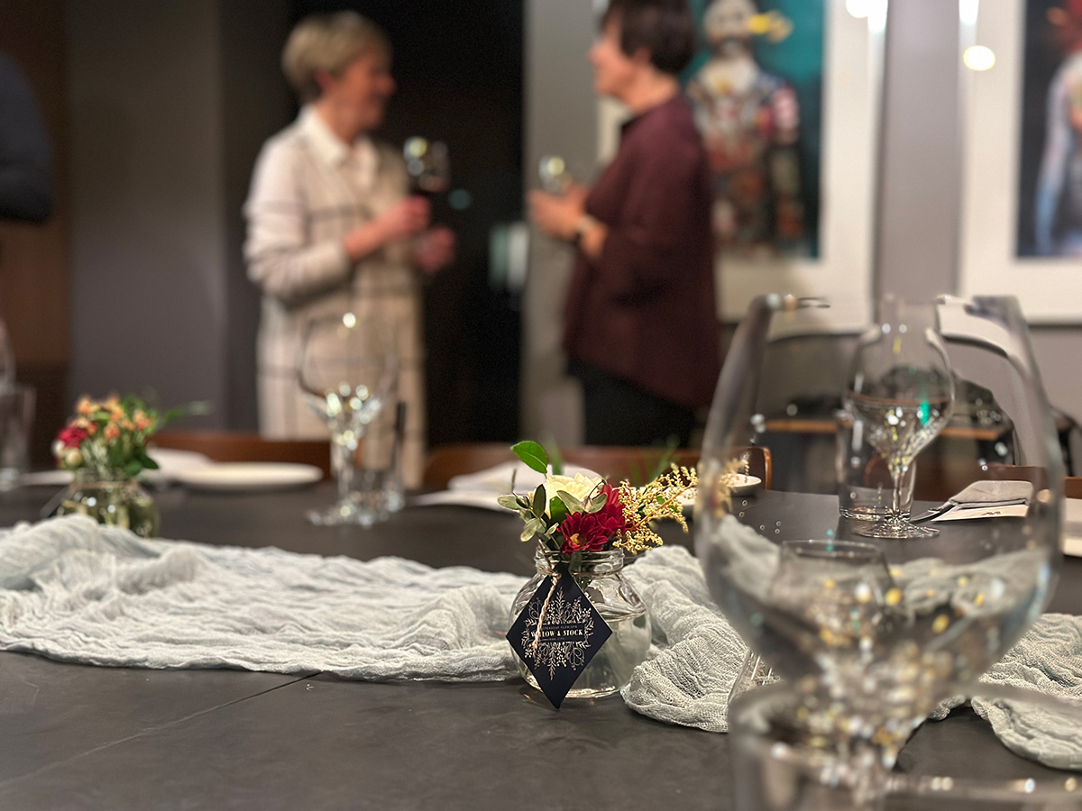 Private dining room at the Webster