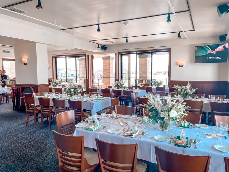 Upstairs private dining rooms at Sparks Water Bar