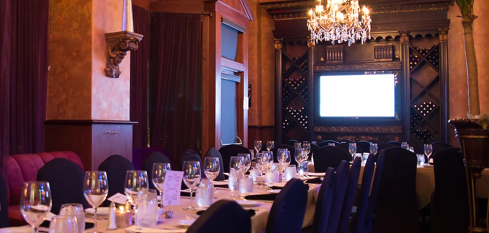 Banquet Room at La Traviata Italian Restaurant