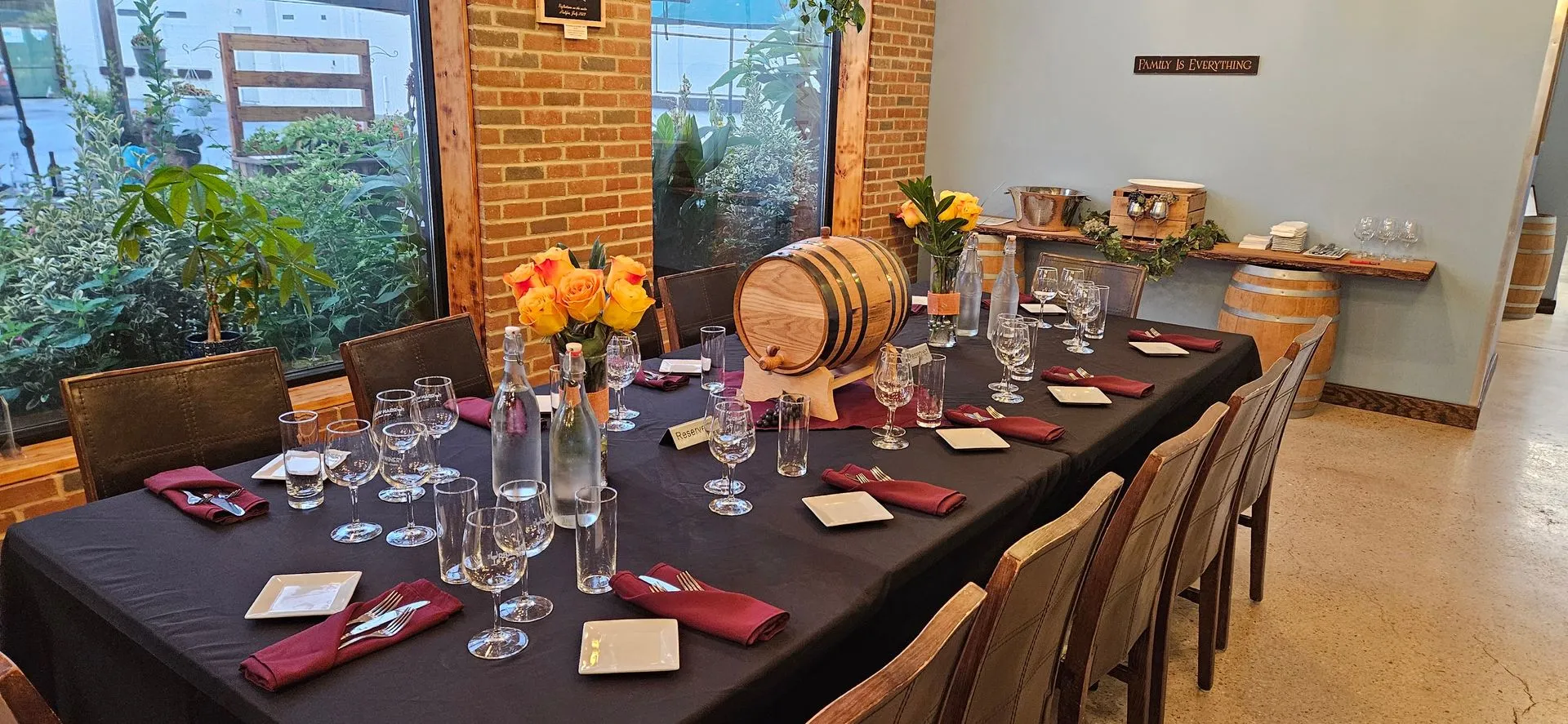 The Urban Winery of Silver Spring private dining 2