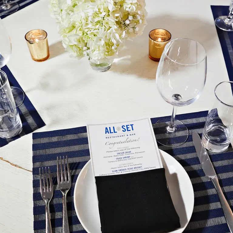 All Set Restaurant & Bar private dining