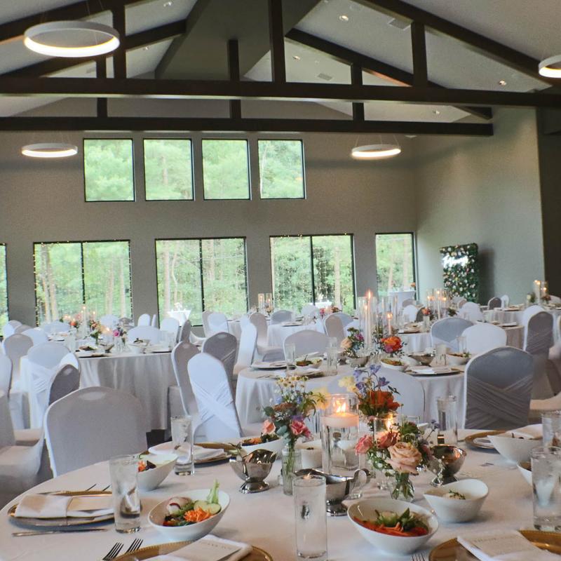 Covered patio at Gypsum Grill and Event Center