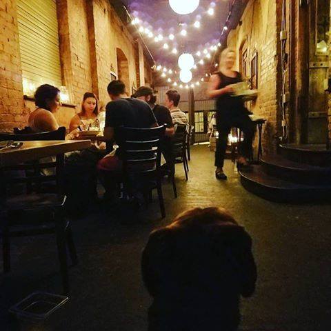 Intimate candlelit dining room at Zambra