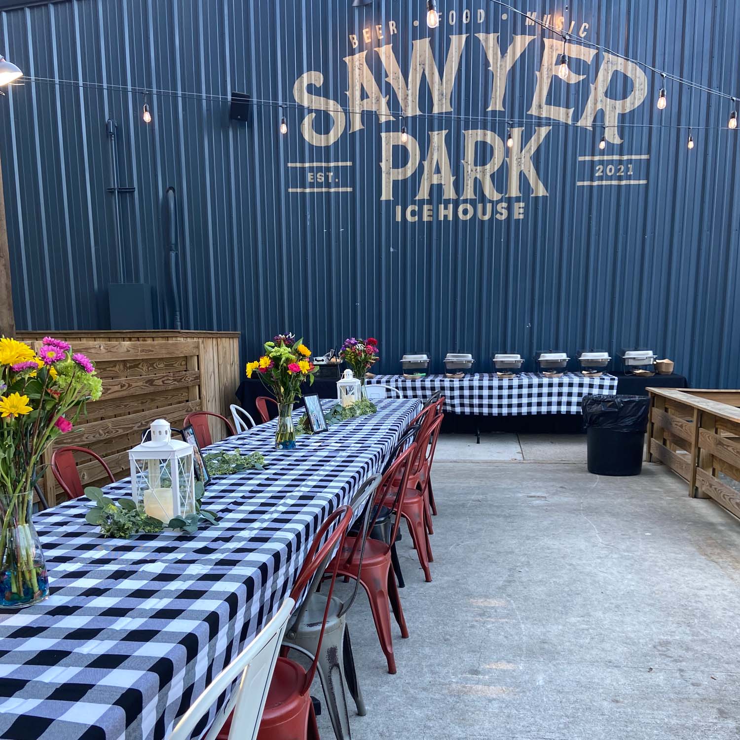 Sawyer Park Icehouse venue