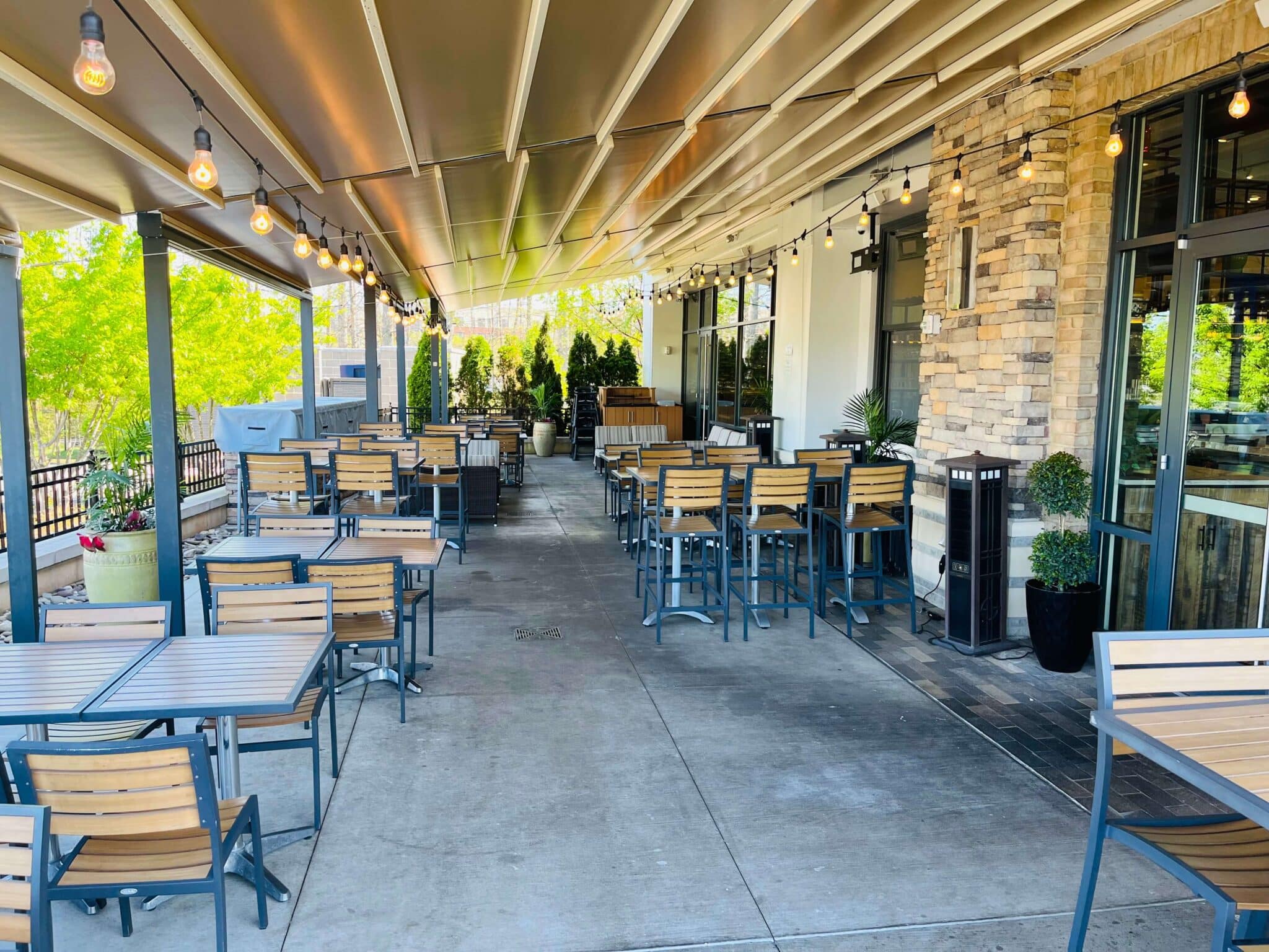Outdoor Patio for Events in Dulles at Cafesano