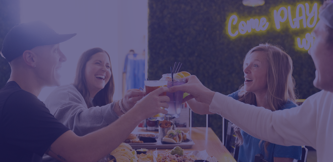 Private indoor areas at Smash Park