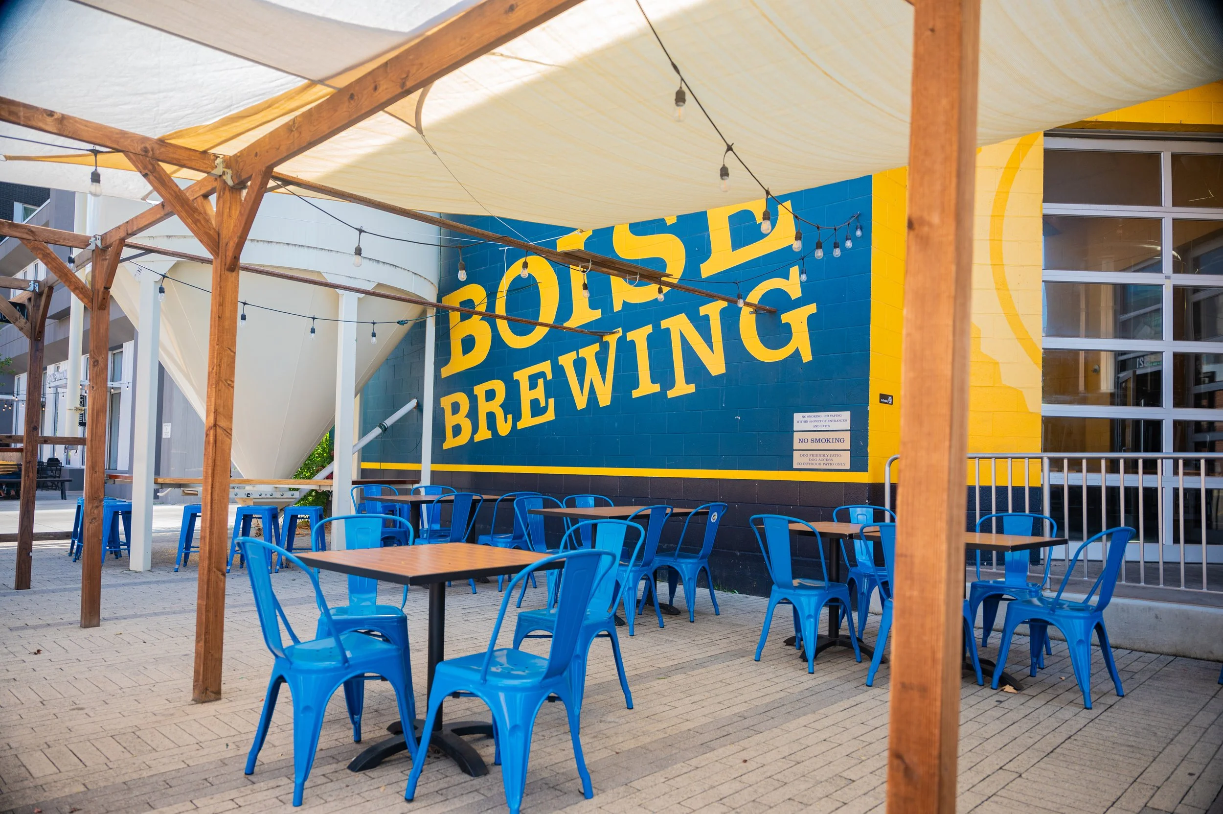 Patios at Broad Street Kitchen at Boise Brewing