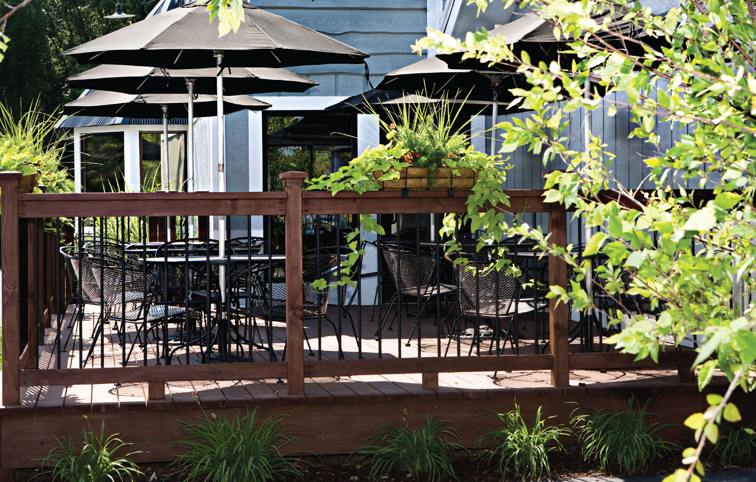 open air patio at Rio Grand Steakhouse