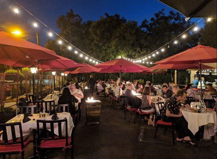 Patio Dining at Palermo Italian Restaurant