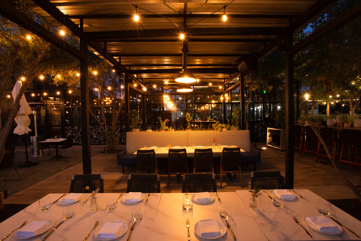 Pergola at Poppy & Seed