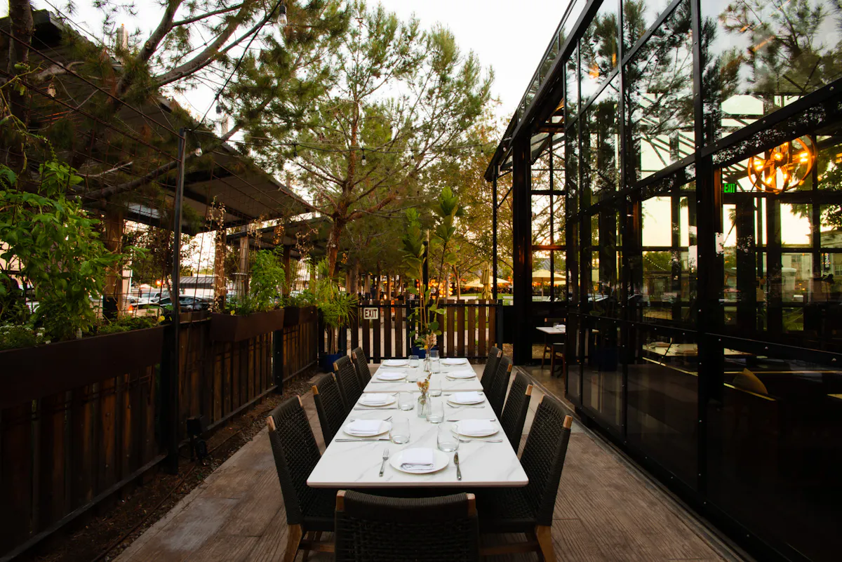 Side Patio at Poppy & Seed