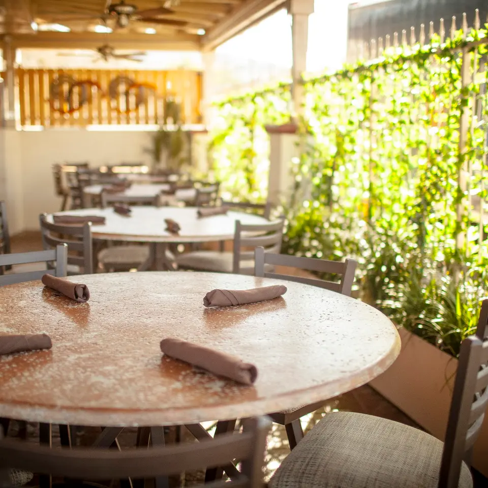 Patio at Mesa Street Grill