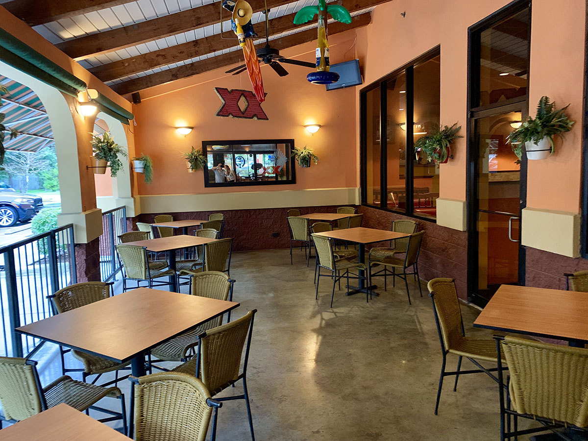 Covered Outdoor Patio at Don Juan's Restaurant