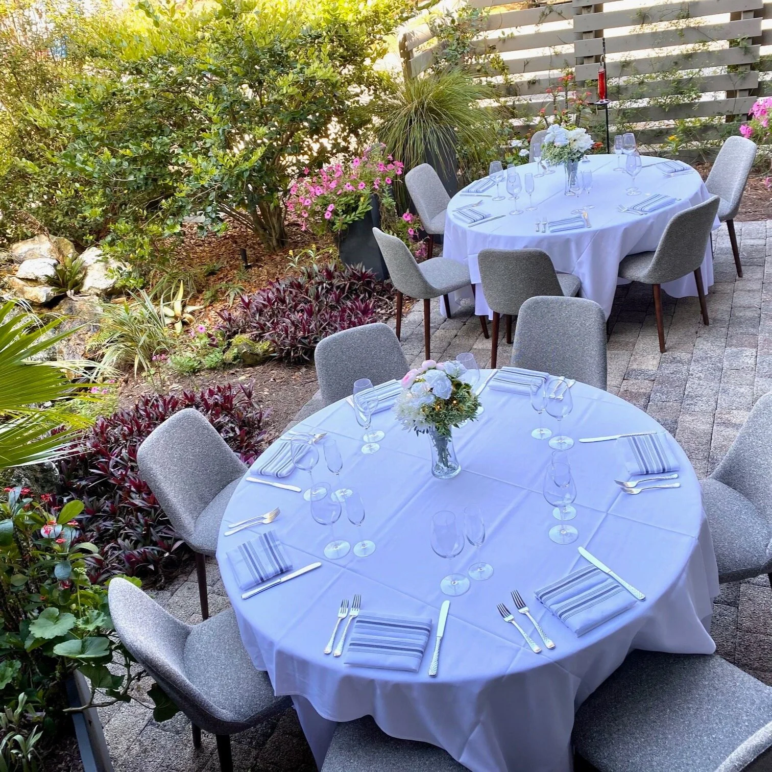 Garden patio / outdoor space at POGO's Kitchen