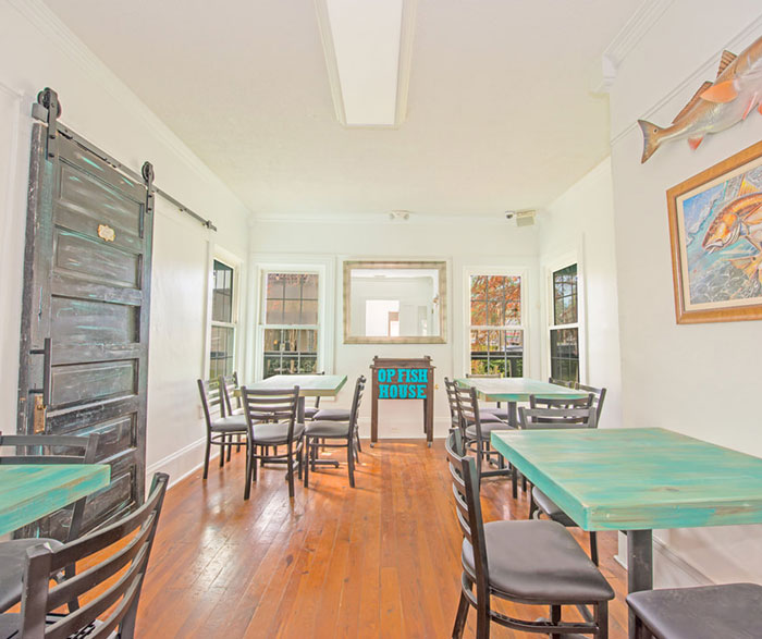 The Side Room at OP Fish House and Oyster Bar