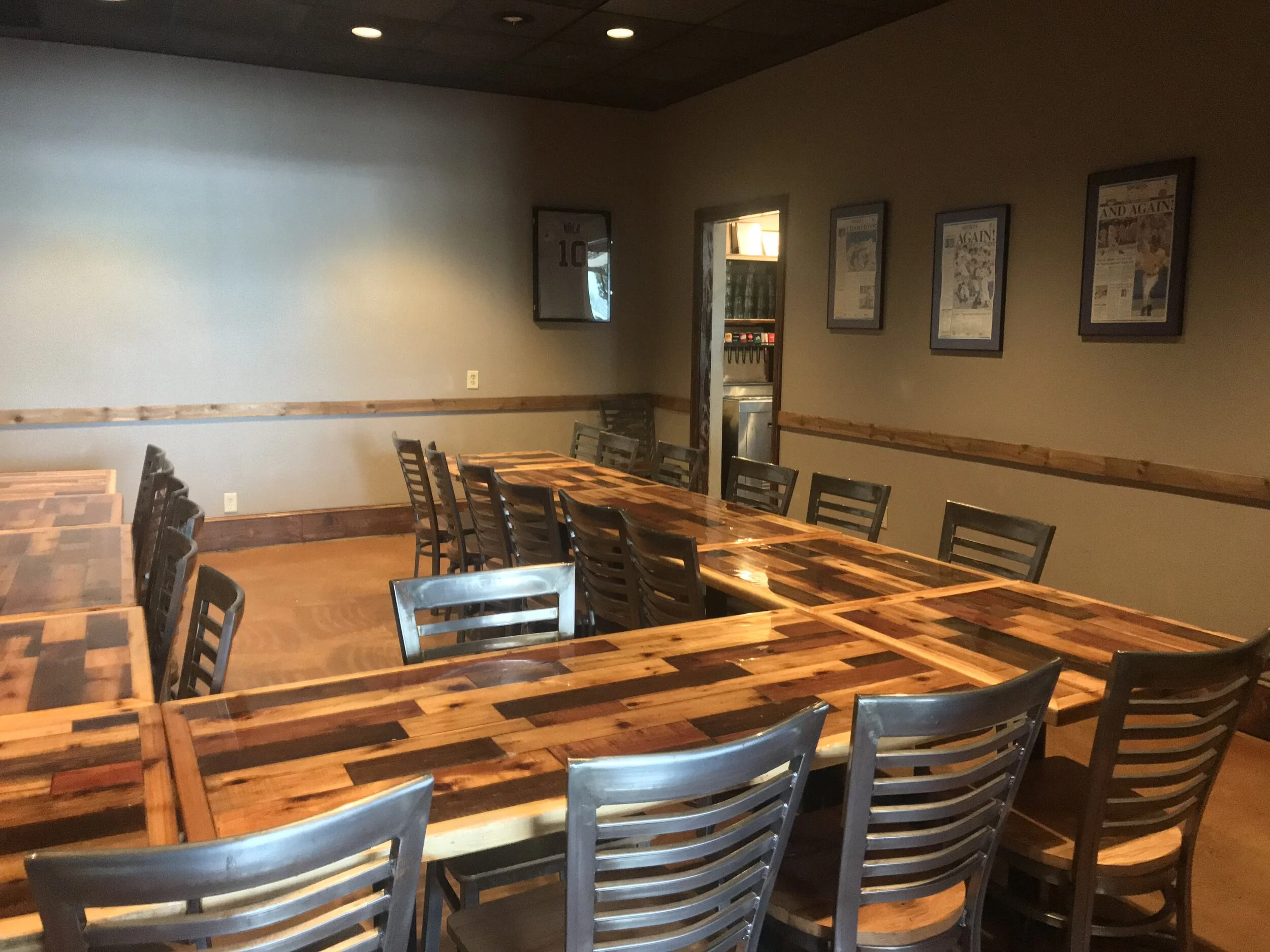 Private Banquet Room at Our Mom's Restaurant & Bar
