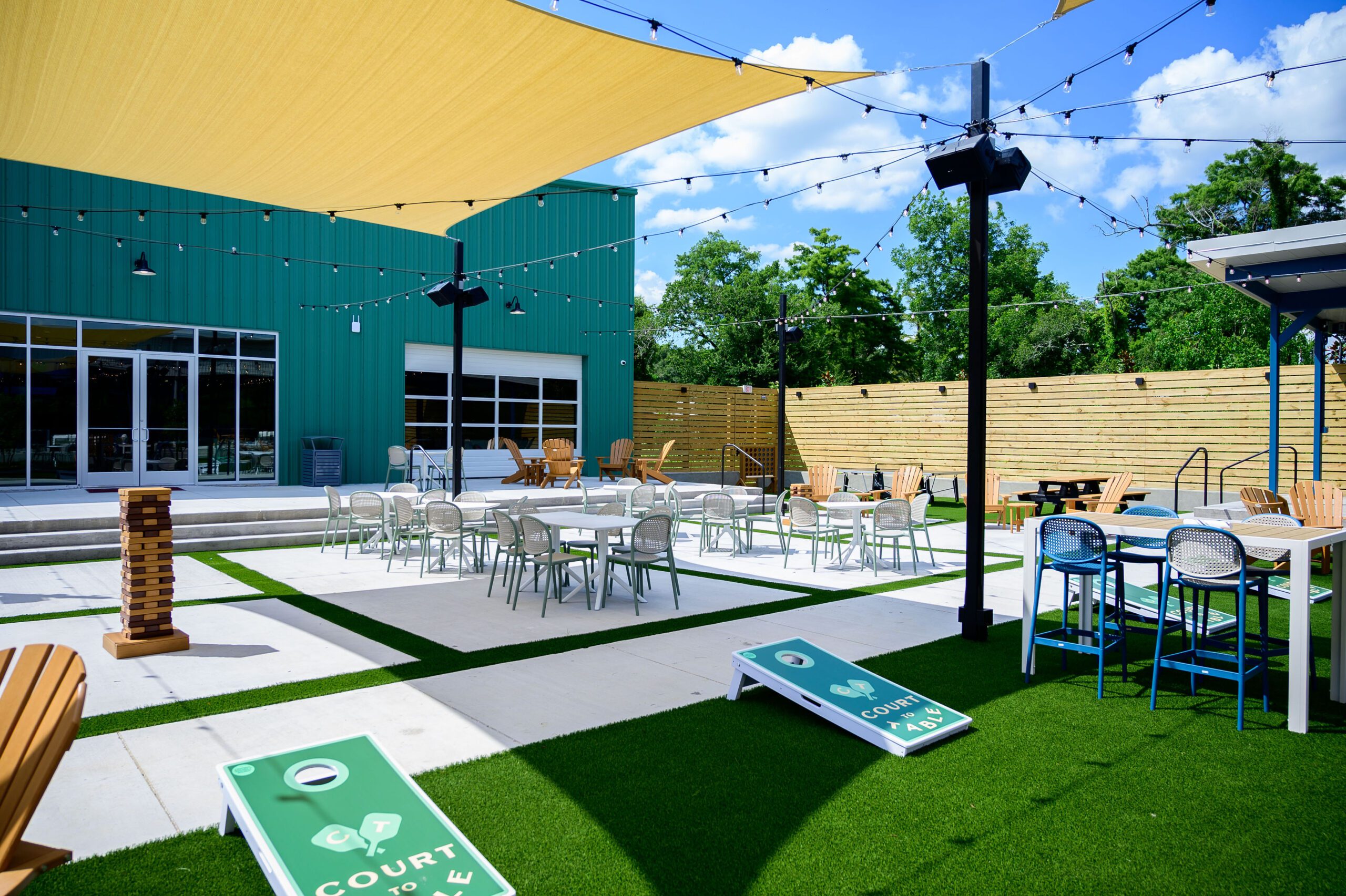 Outdoor Courts at Court To Table Kitchen & Bar