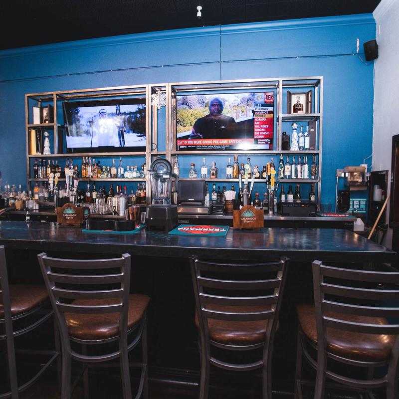 Private party space at Florez Bar & Grill