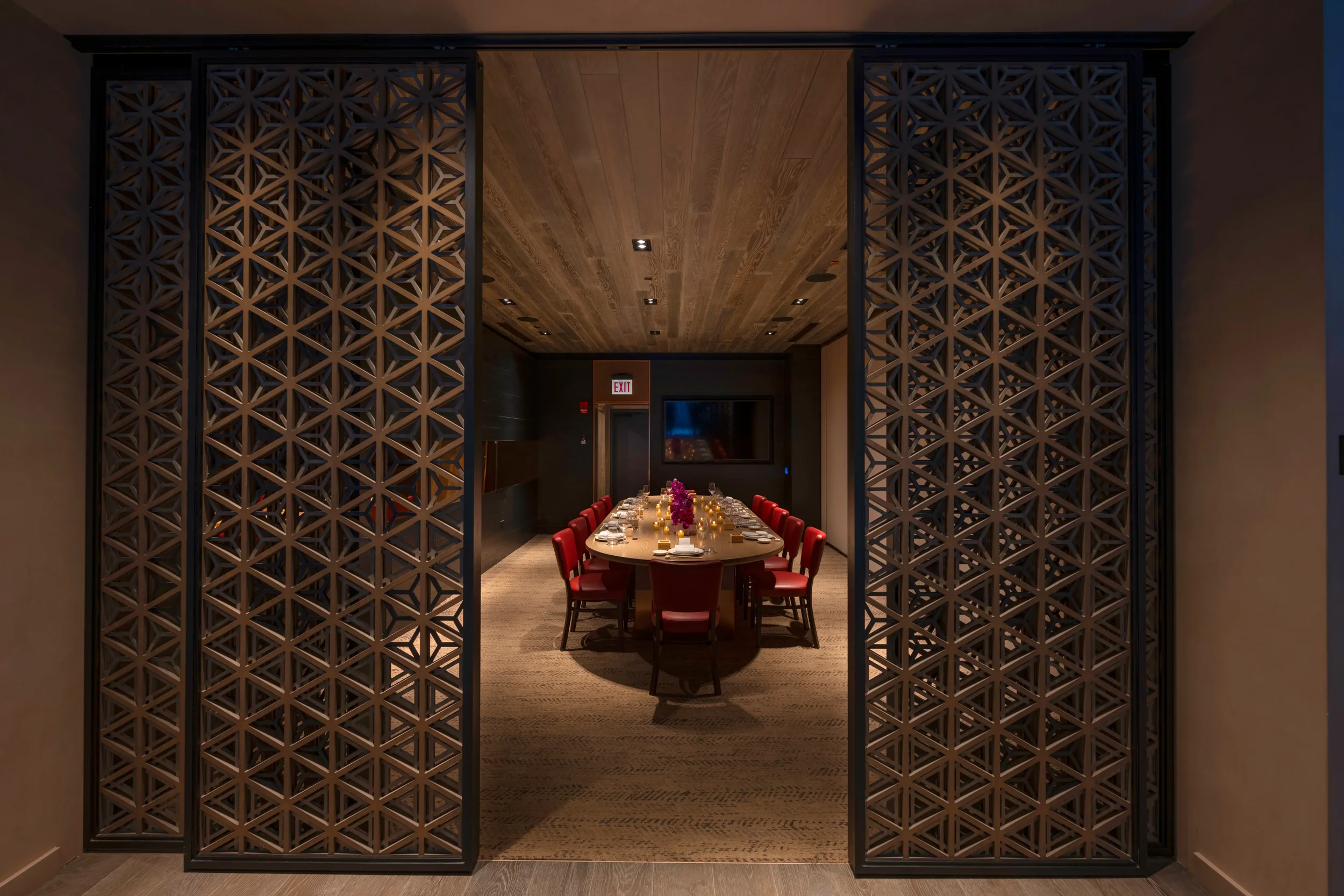 Mezzanine Private Dining Rooms at Nobu Chicago