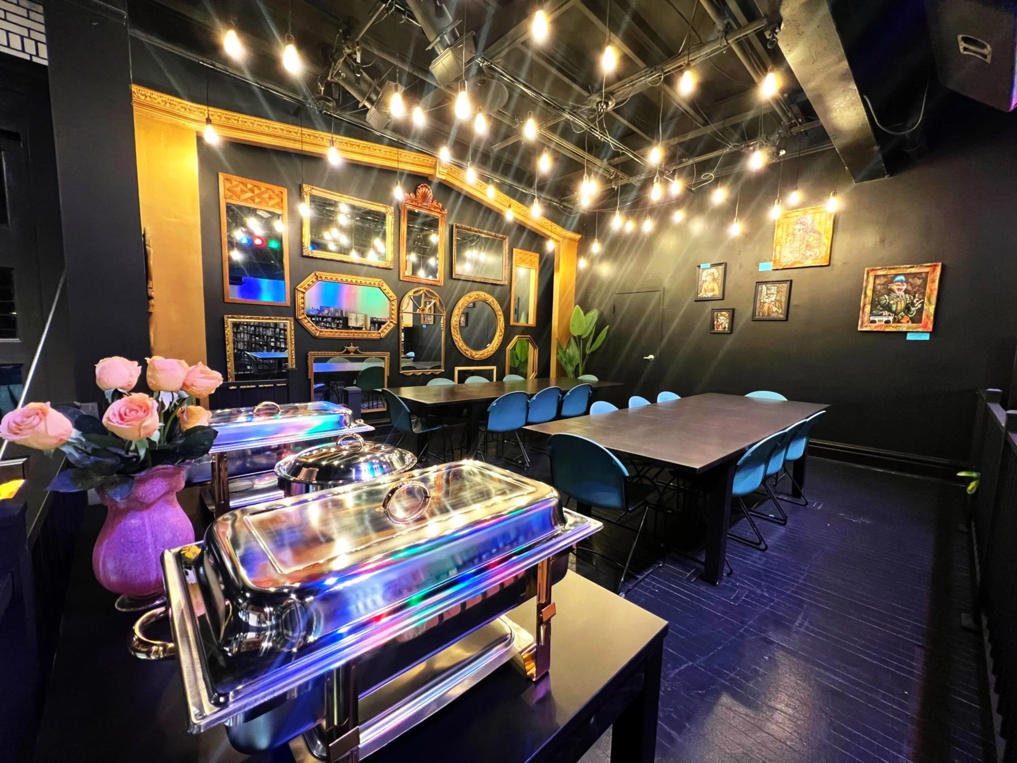 Stage at Pieces Board Game Bar & Restaurant